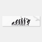 evolution discus thrower bumpersticker (Voorkant)