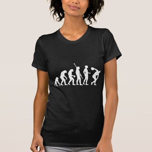 evolution discus thrower t-shirt (Voorkant)