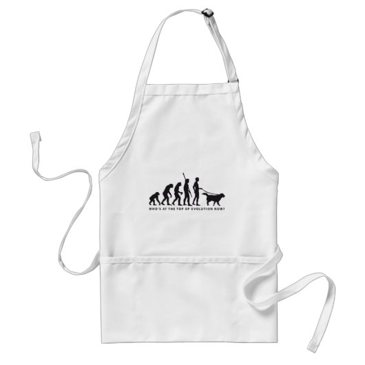 evolution dog standaard schort (Voorkant)