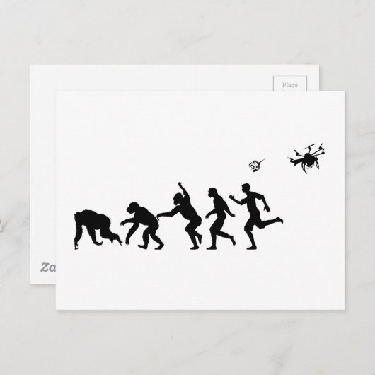 Evolution Droned Briefkaart (Voorkant / Achterkant)