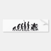 evolution drummer bumpersticker (Voorkant)