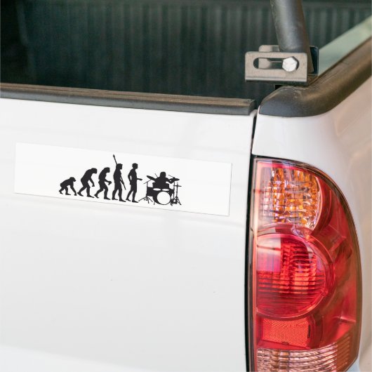 evolution drummer bumpersticker (Op Truck)