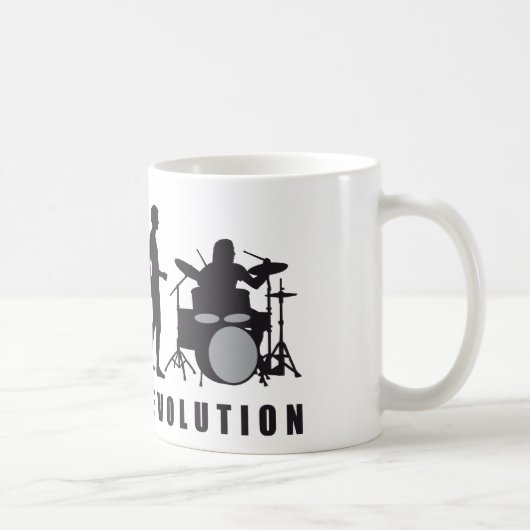 evolution drummer koffiemok (Rechts)