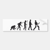 evolution e-guitar rock bumpersticker (Voorkant)