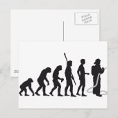 evolution firefighter briefkaart (Voorkant / Achterkant)