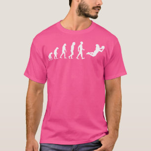 Evolution Funny Amerikaanse Football Speler T-shirt