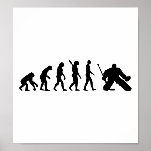 Evolution Goalie Hockey Poster (Voorkant)