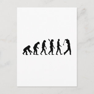 Evolution Golf Player Briefkaart