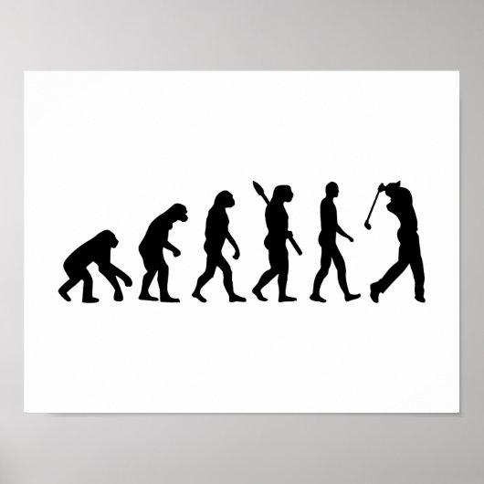 Evolution Golf Player Poster (Voorkant)