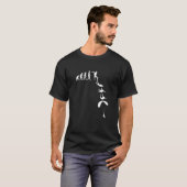 Evolution Grafische Paragliding Paraglider Scherms T-shirt (Voorkant volledig)