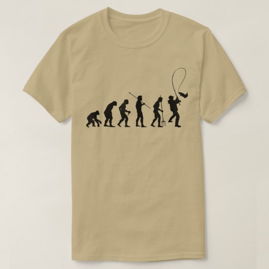 Evolution Graphic Fisher Hobby Fisher Vist Rod T-shirt (Design voorkant)