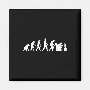 Evolution Grappige Retro Videogame Gamer Nerd Gift Magneet