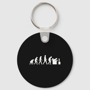 Evolution Grappige Retro Videogame Gamer Nerd Gift Sleutelhanger
