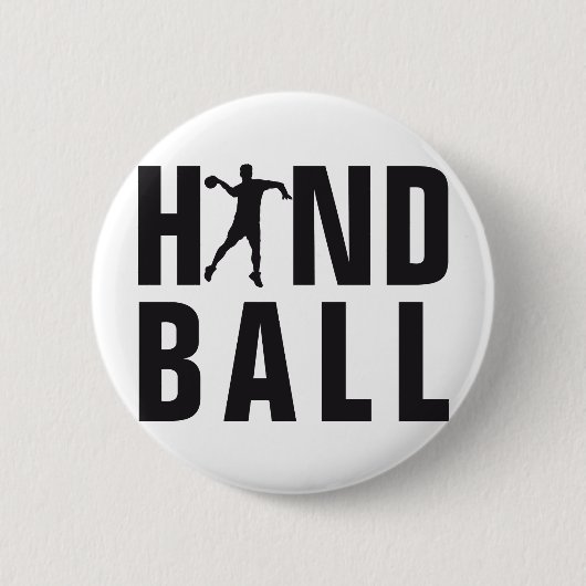 evolution handball ronde button 5,7 cm (Voorkant)