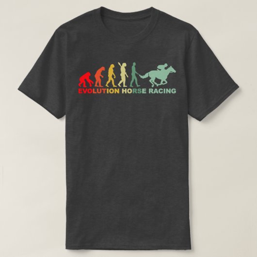 Evolution Horse Racing Retro Equestrian Derby Suit T-shirt (Design voorkant)