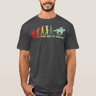 Evolution Horse Racing Retro Equestrian Derby Suit T-shirt