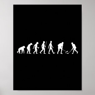 Evolution Indoor Hockey Ontwikkeling Hockey Speler Poster