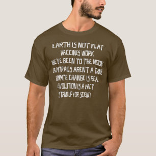 Evolution Is A Fact - Science Sarcastic Funny T-shirt