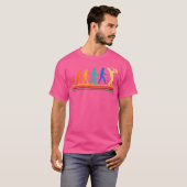 Evolution Jazz Musicus Saxofonist Orkest T-shirt (Voorkant volledig)