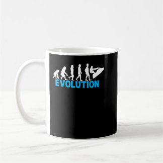 Evolution Jet Ski Funny Water Sport Boating Gift Koffiemok