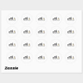 evolution Judo Ronde Sticker (Vel)
