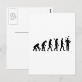 Evolution Juggling Briefkaart (Voorkant / Achterkant)