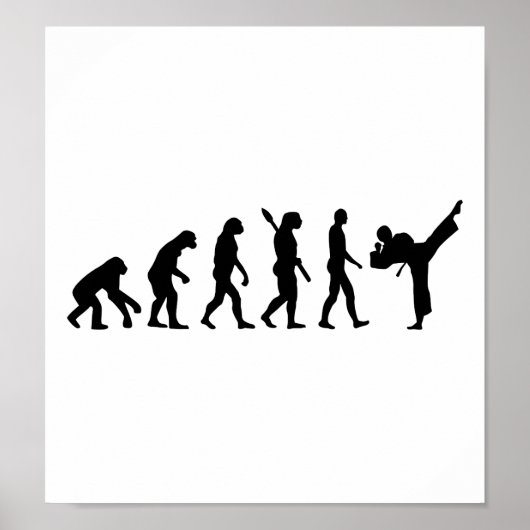 Evolution Karate kickboxing Poster (Voorkant)