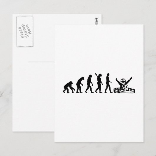 Evolution Kart Briefkaart (Voorkant / Achterkant)