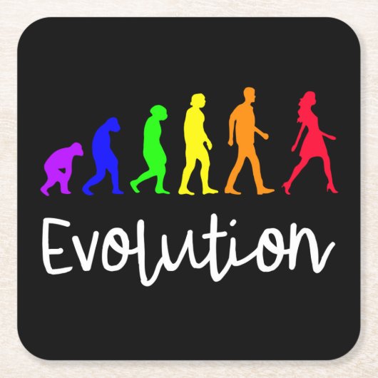 Evolution Kartonnen Onderzetters (Voorkant)