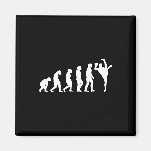 Evolution Kickboxing Kickbokser  Magneet (Voorkant)