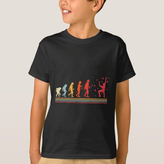 Evolution Muur Klimmen Bouldering Indoor Klimmer T-shirt (Voorkant)