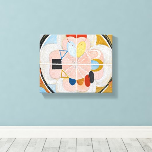 Evolution No.13 by Hilma af Klint Canvas Afdruk (Insitu (Houten vloer))