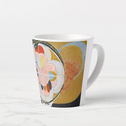 Evolution No.13 by Hilma af Klint Latte Mok (Rechterhoek)