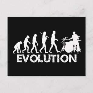 Evolution of a Drummer Briefkaart