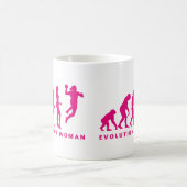 evolution of handball woman koffiemok (Center)
