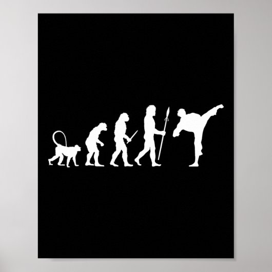 Evolution Of Karate  Poster (Voorkant)