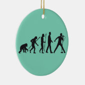 evolution of man rock metal singer keramisch ornament (Rechts)