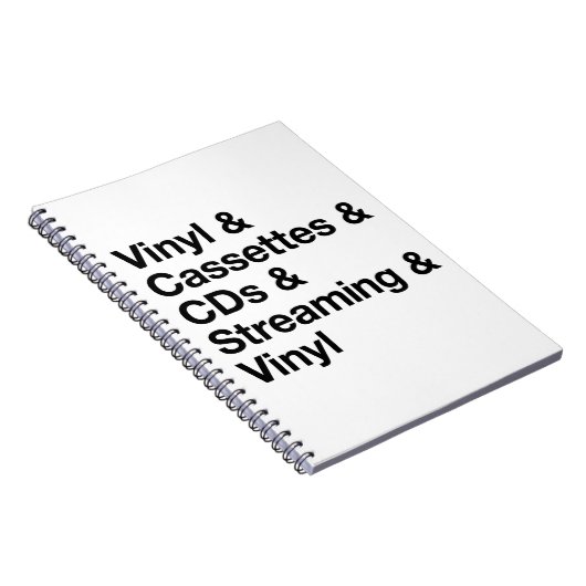 Evolution of Music Notebook Notitieboek (Rechterzijde)