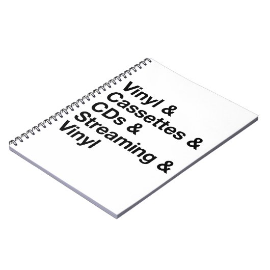 Evolution of Music Notebook Notitieboek (Linkerzijde)