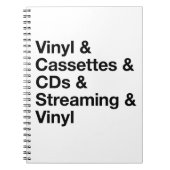 Evolution of Music Notebook Notitieboek (Voorkant)