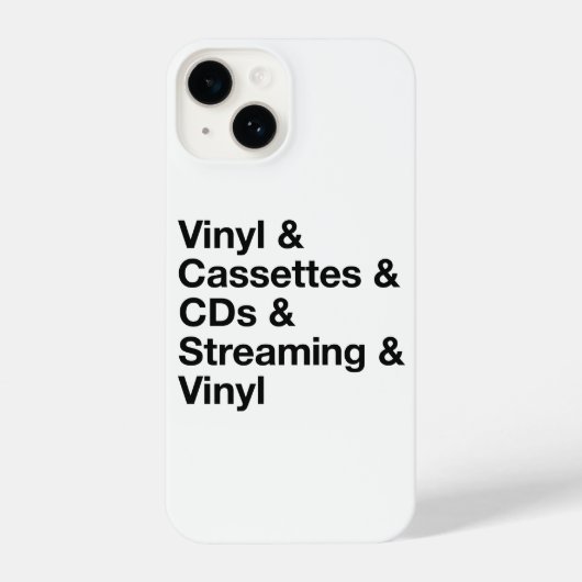 Evolution of Music Phone Case iPhone Hoesje (Achterkant)