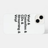 Evolution of Music Phone Case iPhone Hoesje (Achterkant horizontaal)