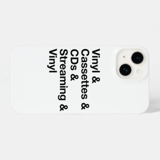 Evolution of Music Phone Case iPhone Hoesje (Achterkant horizontaal)