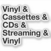 Evolution of Music Sticker (Voorkant)