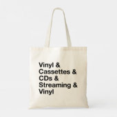 Evolution of Music Tote Bag (Achterkant)