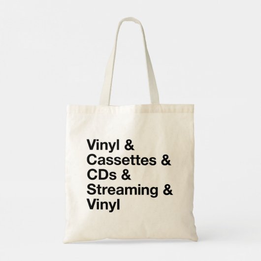 Evolution of Music Tote Bag (Achterkant)