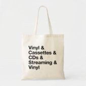 Evolution of Music Tote Bag (Voorkant)