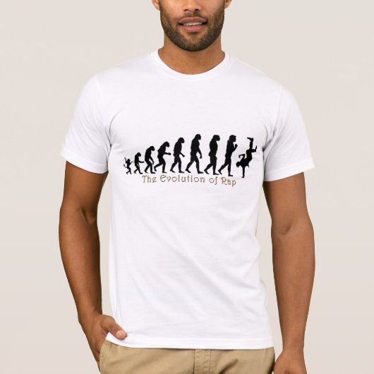 EVOLUTION OF RAP DANCE T-shirt (Voorkant)