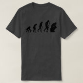 Evolution of the thinker philosophy philosopher 1 t-shirt (Design voorkant)