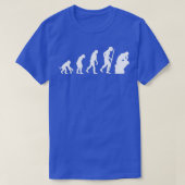 Evolution of the thinker philosophy philosopher t-shirt (Design voorkant)